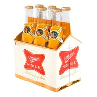 Cerveza Clara Miller High Life 6 Pack Botella 355ml