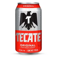 Cerveza Clara Tecate Original 12 Latas de 355ml c/u