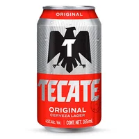Cerveza Clara Tecate Original 6 Pack Lata 355 ml