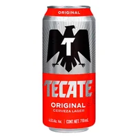 Cerveza Clara Tecate Original Lata 710 ml