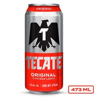 Cerveza Clara Tecate Original Lata de 473ml
