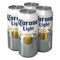 Cerveza Corona Light 4 Pack Latón de 473ml
