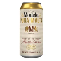 Cerveza Modelo Pura Malta 4pack 473 ml