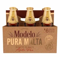 Cerveza Modelo Pura Malta 6 pack Botella 355ml