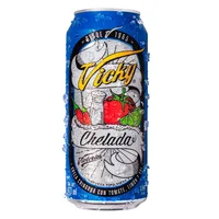 Cerveza Vickychelada 4 Pack Latón 473ml
