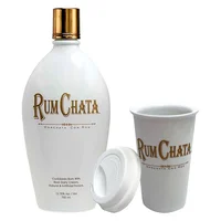 Crema RumChata 750 ml con Vaso de Cerámica
