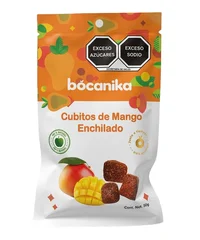FRUTA EN CUBOS BOCANIKA MANGO CHILE 50G