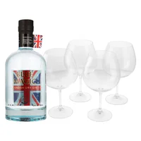 Ginebra Blue Magic 700ml C/4 Copas