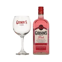 Ginebra Gibsons Pink 700 ml. + Copa