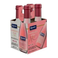 KIT 4 BOTELLAS VINO ROSADO RIUNITE ROSE 187 ML