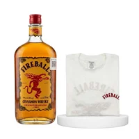 KIT WHISKY FIREBALL 750ML + PLAYERA