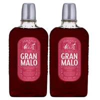 Licor Con Tequila Gran Malo Jamaica (2Pza X 750 ml)