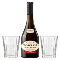 Licor Torres Mazapan 700 ml C/2 Vasos Torres