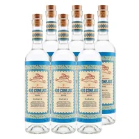 Mezcal 400 Conejos Joven 100% 200 ml (6 Pzas)