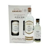 MEZCAL AMARÁS ESPADÍN 750ML + CENIZO 200ML
