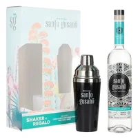 Mezcal Santo Gusano 750 Ml + Shaker