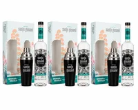 Pack 3 Mezcal Santo Gusano 750 Ml + Shaker