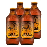 Paquete de 4: Cerveza Jabali Helles 330 ml