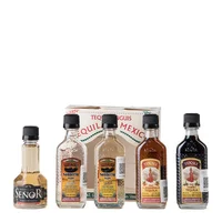 PAQUETE DE 5 MINI TEQUILA EL MEXICO 50ML