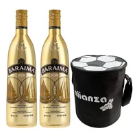 Paquete Ron Baraima Gold 750 ml con Hielera