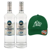Ron Antillano Blanco Cristalino 700 ml C/Gorra Antillano