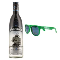 Ron Baraima Black Añejo Crist 7 Años 750 ml C/Lentes