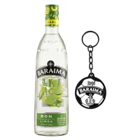 Ron Baraima Limón 750 ml con Llavero Metálico Baraima