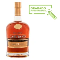 Ron Carúpano Añejo Reserva 21 Privada 750 ml Grabado