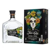 Ron Cristalino Flor de Caña Edición Catrina 750 ml