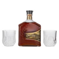 Ron Flor De Caña Centenario 18 Años 750ml C/2 Vasos