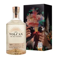 Tequila Añejo Cristalino Volcán de mi Tierra 750 ml con Estuche