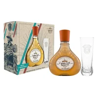Tequila Campo Azul Selecto Rep 100% 750 ml C/Vaso