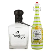 Tequila Don Julio 70 Añejo 100% 700 ml C/Traviesa & Tremenda Tinto 750 ml