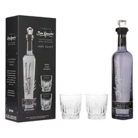 Tequila Don Ramón Añejo Cristalino Punta Diamante 750 ml con 2 Vasos