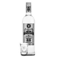 Tequila Hacienda De Tepa Blanco 100% 750 ml con Caballito