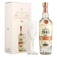Tequila Reposado Campo Azul 1940 con Copa 750 ml
