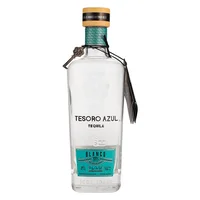 Tequila Tesoro Azul Blanco 100% Agave 750 ml
