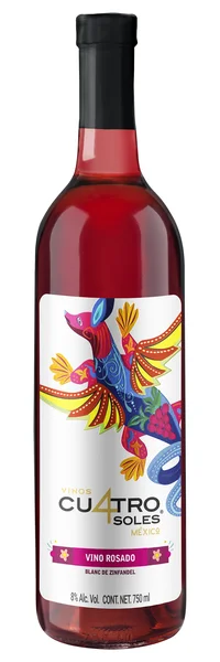 VINO ROSADO CUATRO SOLES BLANC ZINFANDEL 750ML