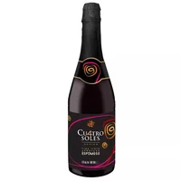 Vino Tinto Cuatro Soles Espumoso Afrutado 1700 ml.