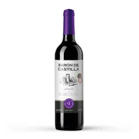 Vino Tinto Español Barón de Castilla Merlot de 750ml