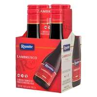 Vino Tinto Italiano Riunite Lambrusco 4 Pack de 187ml c/u