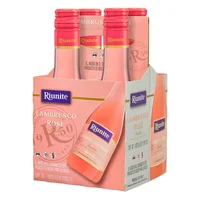 Vino Tinto Italiano Riunite Lambrusco Rosé 4 pack de 187ml c/u