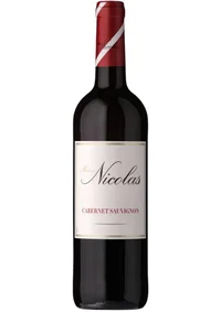 Vino Tinto Maison Nicolas Cabernet Sauvignon Pays D´OC 750 mL (OFERTA EXCLUSIVA EN LÍNEA)