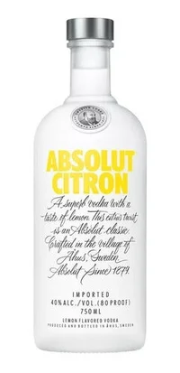 Vodka Absolut Citron 750 ml