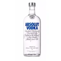 Vodka Absolut Original Azul 1000 ml.