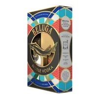 VODKA BELUGA NOBLE 750ML CON VASO