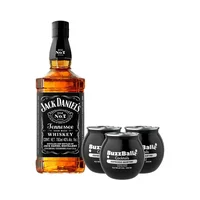 Whiskey Jack Daniels 700 ml. + 3 Bebida BuzzBallz Espresso Martini 200 ml.
