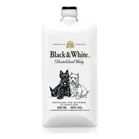 Whisky Black & White Original Blended Scotch Pachita de 200ml