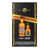 Whisky Chivas Regal 12 años 750ml + Whisky Chivas Regal 13 años 200ml