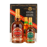 Whisky Chivas Regal 13 Años 750ml Con Chivas Regal 13 375 Ml